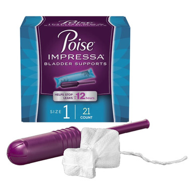 Poise Impressa Women's Incontinence Bladder Support for Women, Bladder  Control, Size 1, 8ct 