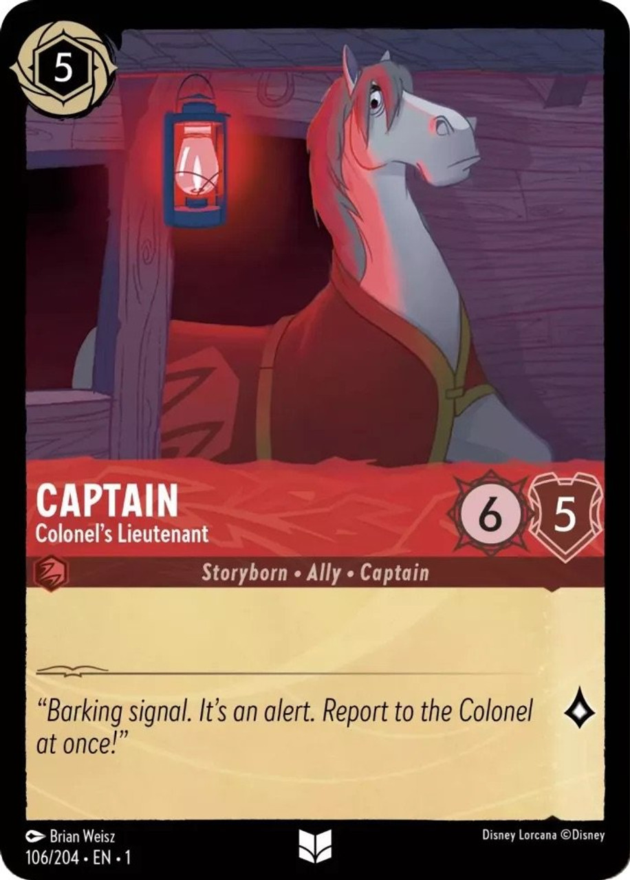Captain - Colonel's Lieutenant
