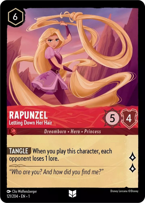 Rapunzel - Letting Down Her Hair foil