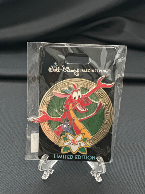 WDI Mushu Medallion Pin