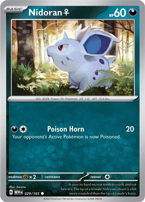 Nidoran F 029/165 Standard