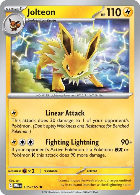 Jolteon 135/165 Holofoil