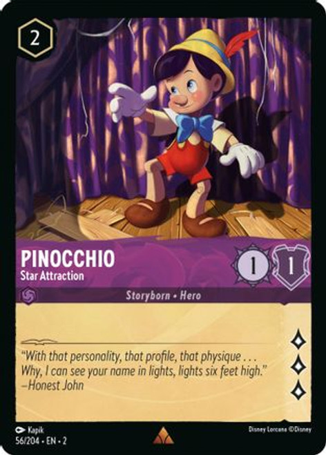 Pinocchio - Star Attraction foil