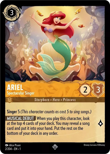 Ariel - Spectacular Singer foil