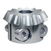 2306 Series Steel, MOD 1.5, Clamping Pinion Bevel Gear (8mm REX™ Bore, 14 Tooth)