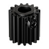 2303 Series Steel, MOD 0.8 Pinion Gear (6mm D-Bore, 15 Tooth)