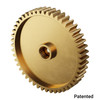 2305 Series Brass, MOD 0.8, Servo Gear (25 Tooth Spline, 48 Tooth)