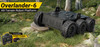 Overlander-6 All-Terrain Robot Platform (25lb Payload, 3.8mph)