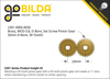 2301 Series Brass, MOD 0.8, D-Bore, Set Screw Pinion Gear (6mm D-Bore, 30 Tooth)