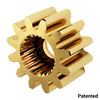 2305  Series Brass, MOD 0.8, Servo Gear (25 Tooth Spline, 12 Tooth)