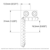 2:1 Ratio Bevel Gear Set (8mm REX™ Bore Pinion Gear)