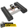 Bravo RC Tank Track Chassis (Rubber Treads)