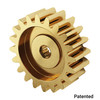 2305-0024-0020 - 2305 Series Brass, MOD 0.8, Servo Gear (24 Tooth Spline, 20 Tooth)