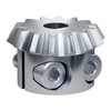 2306 Series Steel, MOD 1.5, Clamping Pinion Bevel Gear (6mm D-Bore, 14 Tooth)