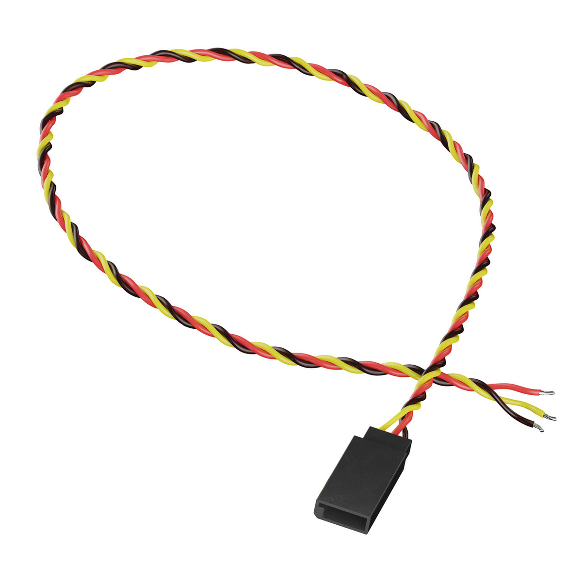 3-Pos TJC8 Servo Lead (FH-MC, 300mm Length) - 2 Pack