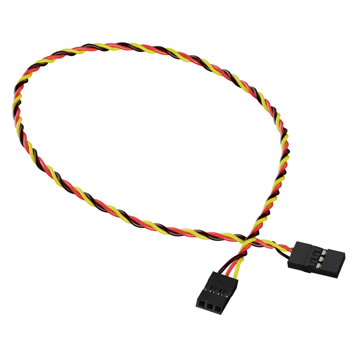 3-Pos TJC8 Servo Extension (MH-FC to MH-FC, 300mm Length)