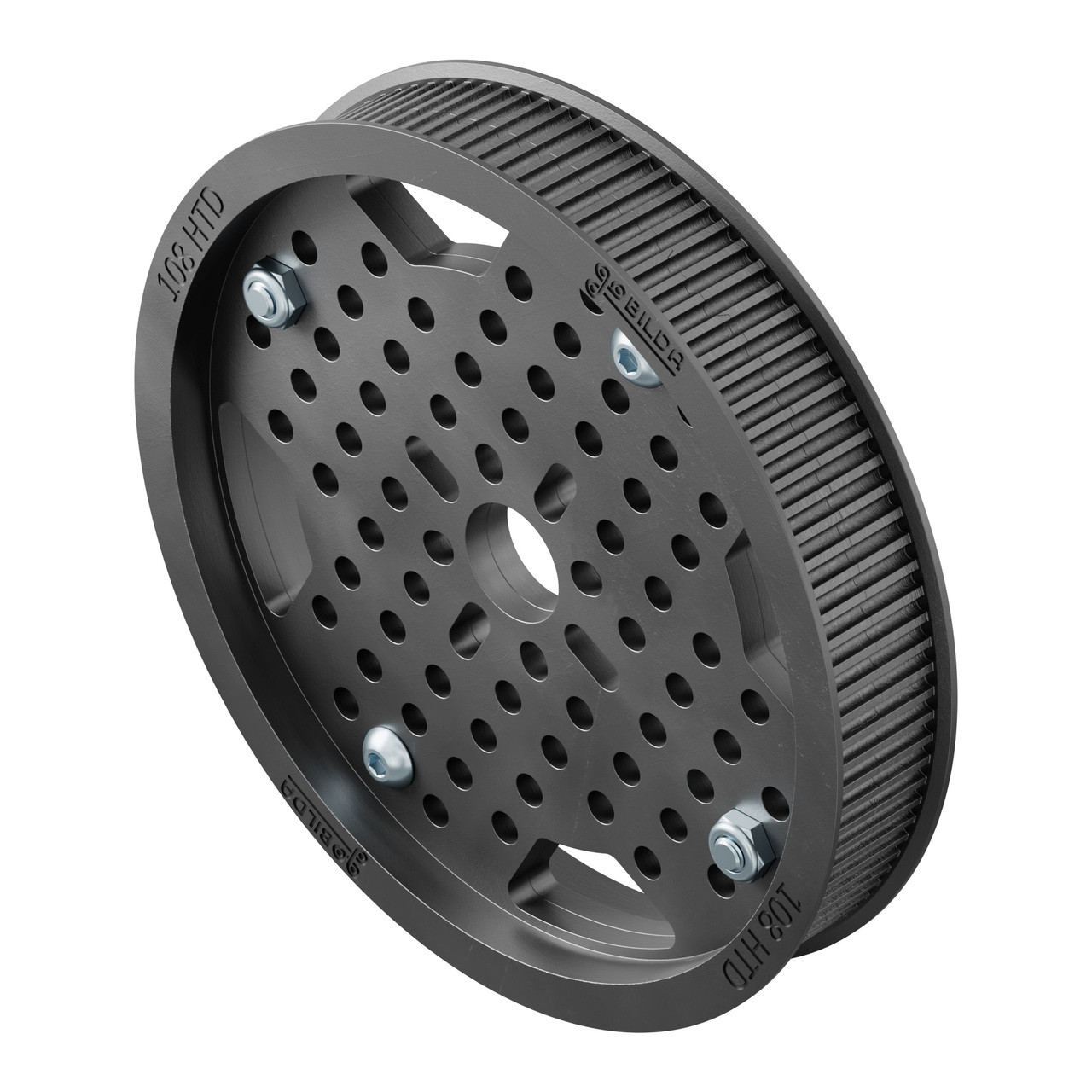 3402 Series 3mm HTD Pitch Plastic Hub Mount Timing Belt Pulley