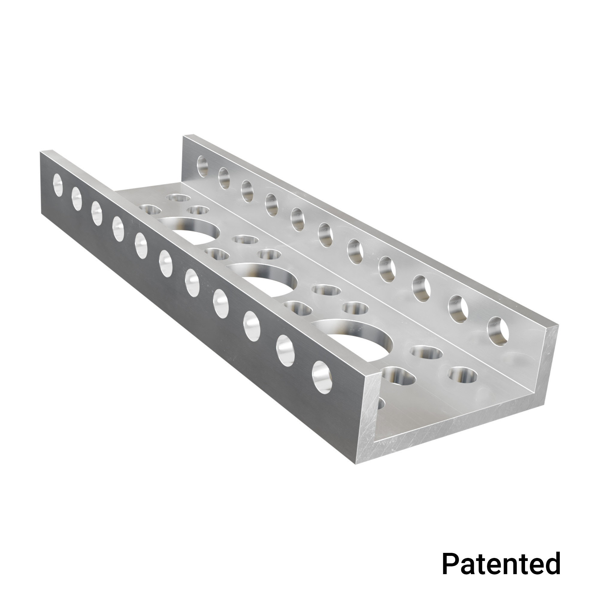 1143 Series Mini Low-Side U-Channel (3 Hole, 96mm Length) - goBILDA®