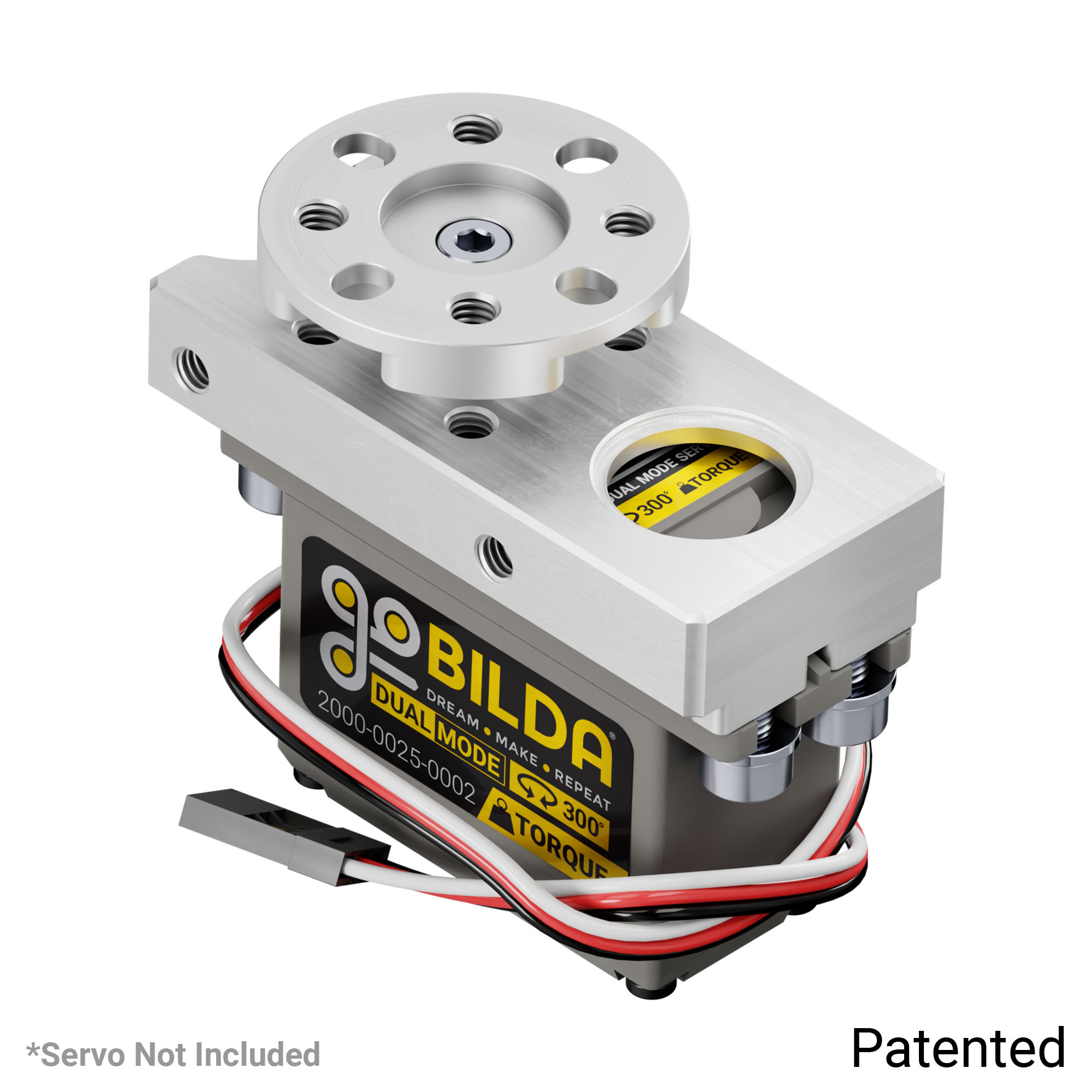 ハローHSG2405BKA Compact ServoBlock® (27mm Width, For Standard Size H25T Spline