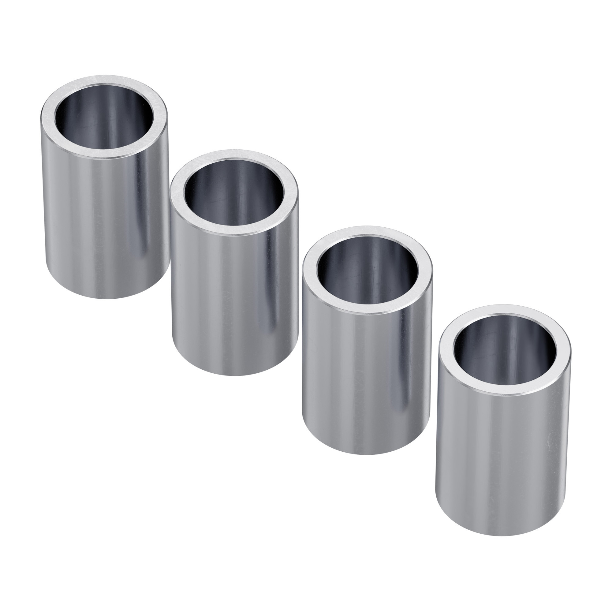 1521 Series 6mm ID Spacer (8mm OD, 12mm Length) - 4 Pack - goBILDA®