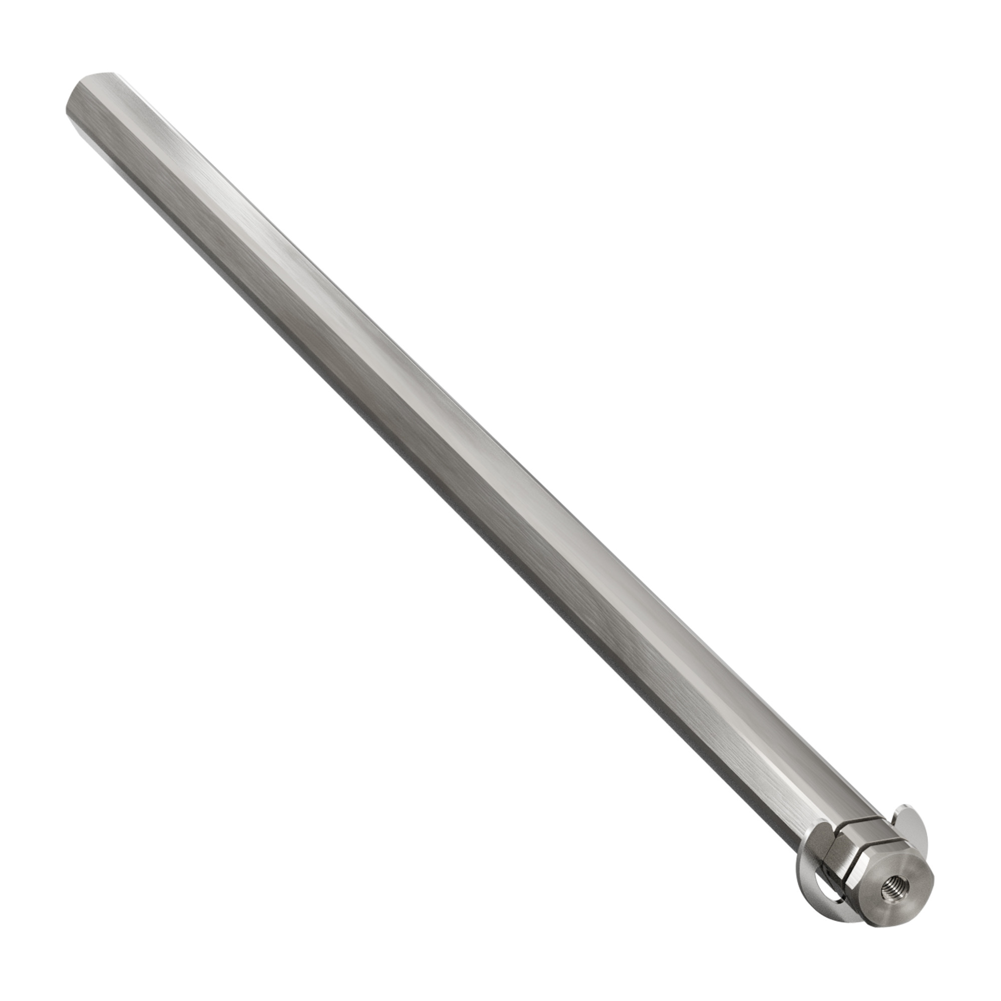 12mm REX® Shaft with E-Clip (Stainless Steel, 312mm Length) - goBILDA®
