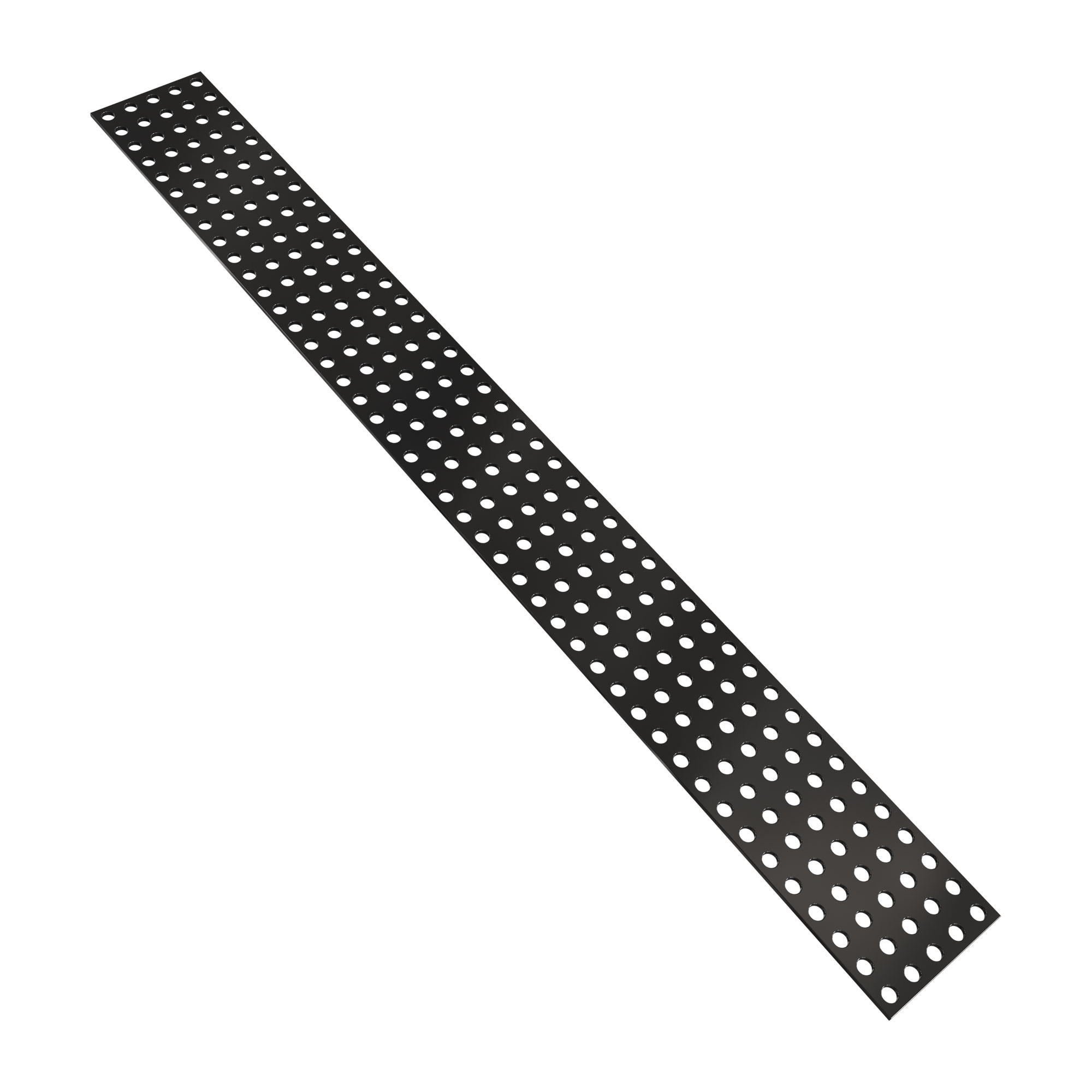 Transparent Black Polycarbonate Grid Plate (1.5mm Thickness, 5 x