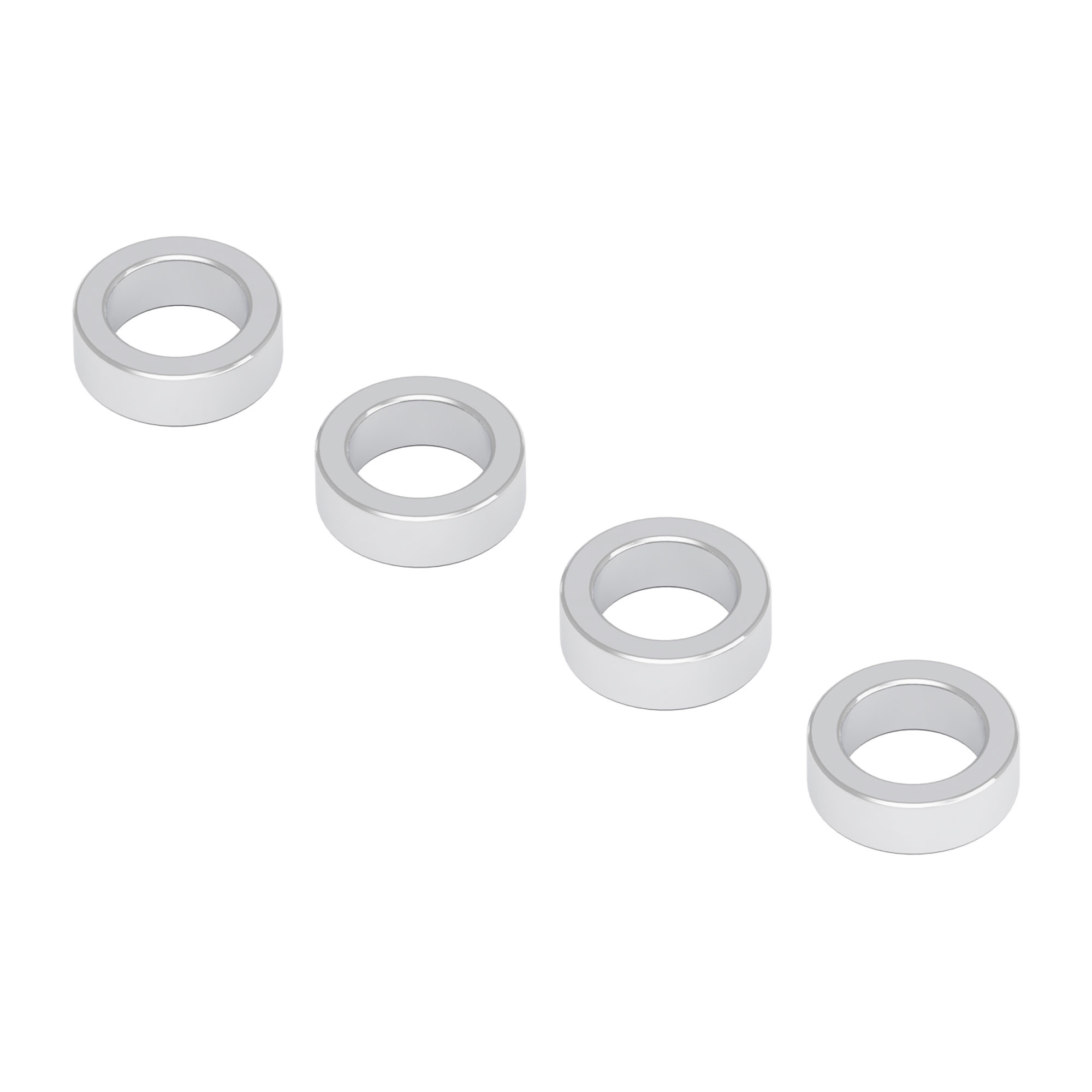 1502 Series 4mm ID Spacer (6mm OD, 2mm Length) - 4 Pack - goBILDA®