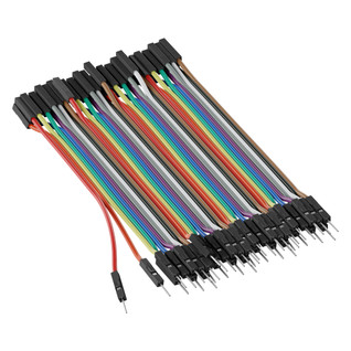 3802-1920-0010 - 1-Pos TJC8 Jumper Wire (MH-FC to FH-MC, Multicolor, 10cm Length) - 40 Pack 3802-1920-0010 - 1-Pos TJC8 Jumper Wire (MH-FC to FH-MC, Multicolor, 10cm Length) - 40 Pack