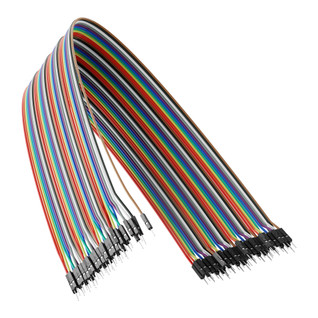 3804-2020-0050 - Male to Male Jumper Wire (Multicolor, 50cm Length) - 40 Pack  3804-2020-0050 - Male to Male Jumper Wire (Multicolor, 50cm Length) - 40 Pack