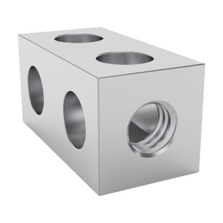 1106-0002-0016 - 1106 Series Square Beam (2 Hole, 16mm Length) 1106-0002-0016 - 1106 Series Square Beam (2 Hole, 16mm Length)