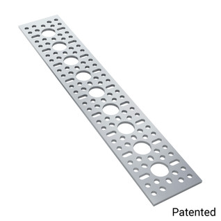 1123 Series Pattern Plate (1 x 9 Hole, 43 x 240mm)