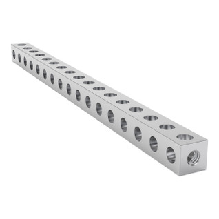 1106-0017-0136 - 1106 Series Square Beam (17 Hole, 136mm Length) 1106-0017-0136 - 1106 Series Square Beam (17 Hole, 136mm Length)