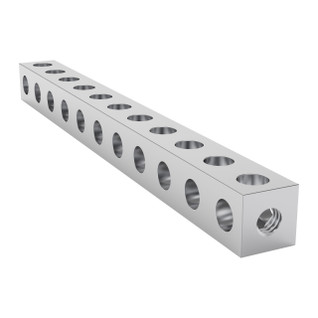 1106-0011-0088 - 1106 Series Square Beam (11 Hole, 88mm Length) 1106-0011-0088 - 1106 Series Square Beam (11 Hole, 88mm Length)