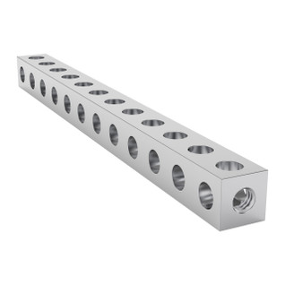 1106-0012-0096 - 1106 Series Square Beam (12 Hole, 96mm Length) 1106-0012-0096 - 1106 Series Square Beam (12 Hole, 96mm Length)