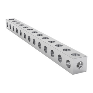 1106-0013-0104 - 1106 Series Square Beam (13 Hole, 104mm Length) 1106-0013-0104 - 1106 Series Square Beam (13 Hole, 104mm Length)