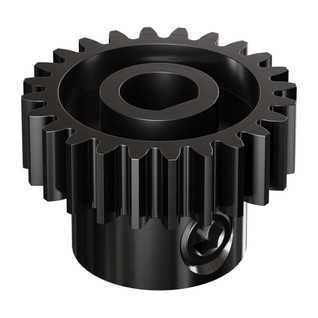 2303 Series Steel, MOD 0.8 Pinion Gear (6mm D-Bore, 24 Tooth) 2303 Series Steel, MOD 0.8 Pinion Gear (6mm D-Bore, 24 Tooth)