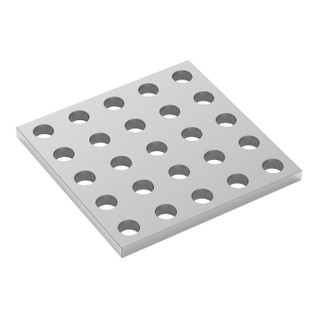 1116-0040-0040 - 1116 Series Grid Plate (5 x 5 Hole, 40 x 40mm) 1116-0040-0040 - 1116 Series Grid Plate (5 x 5 Hole, 40 x 40mm)