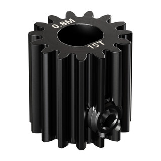 2303 Series Steel, MOD 0.8 Pinion Gear (6mm D-Bore, 15 Tooth) 2303 Series Steel, MOD 0.8 Pinion Gear (6mm D-Bore, 15 Tooth)