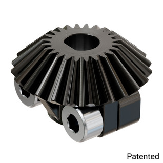 Clamping Steel Miter Gear (6mm D-Bore, 24 Tooth, MOD 1)