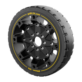 Hogback Traction Wheel (96mm Diameter, 50A Durometer) Hogback Traction Wheel (96mm Diameter, 50A Durometer)