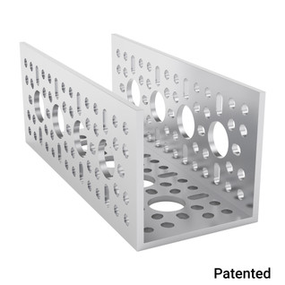 1120-0004-0120 - 1120 Series U-Channel (4 Hole, 120mm Length) 1120-0004-0120 - 1120 Series U-Channel (4 Hole, 120mm Length)