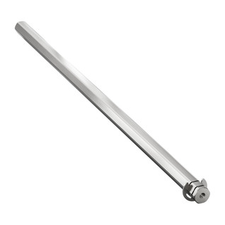 12mm REX® Shaft with E-Clip (Stainless Steel, 336mm Length)