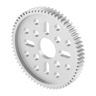 2302 Series Aluminum, MOD 0.8, Hub Mount Gear (14mm Bore, 64 Tooth)