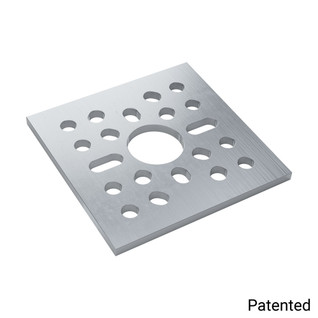 1123 Series Pattern Plate (1 x 1 Hole, 48 x 48mm)
