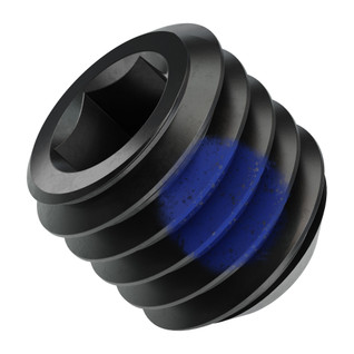 2806 Series Black Oxide Steel Cup-Point Set-Screw (M5 x 0.8mm, 5mm Length) - 25 Pack