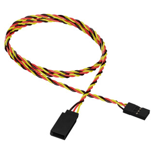 3802-1718-0600 - 3-Pos TJC8 Servo Extension (MH-FC to FH-MC, 600mm Length) 3802-1718-0600 - 3-Pos TJC8 Servo Extension (MH-FC to FH-MC, 600mm Length)