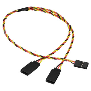 3805-1718-0300 - 3-Pos TJC8 Servo Y-Harness (Single MH-FC to Dual FH-MC, 300mm Length) 3805-1718-0300 - 3-Pos TJC8 Servo Y-Harness (Single MH-FC to Dual FH-MC, 300mm Length)