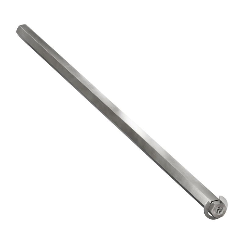 8mm REX™ Shaft with E-Clip (Stainless Steel, 240mm Length