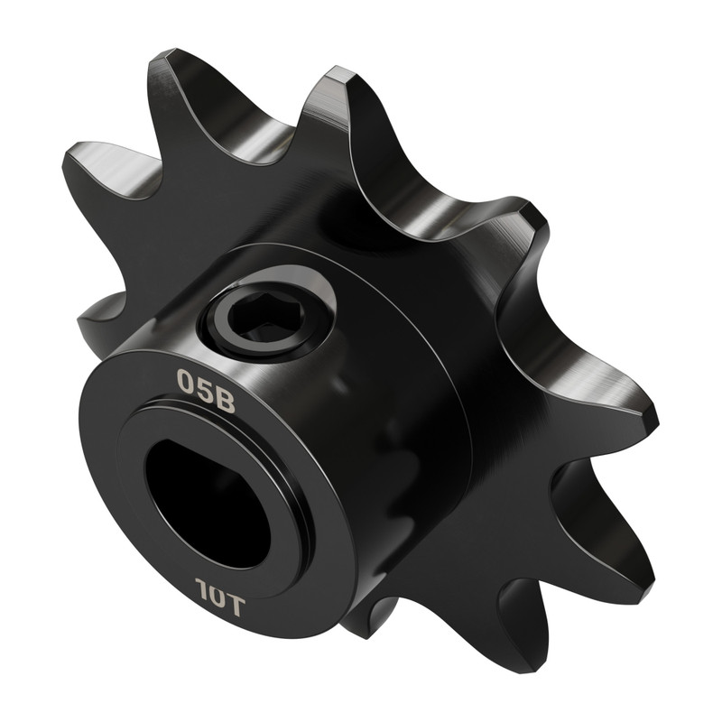 3307 Series 8mm Pitch Steel Set-Screw Sprocket (6mm D-Bore, 10