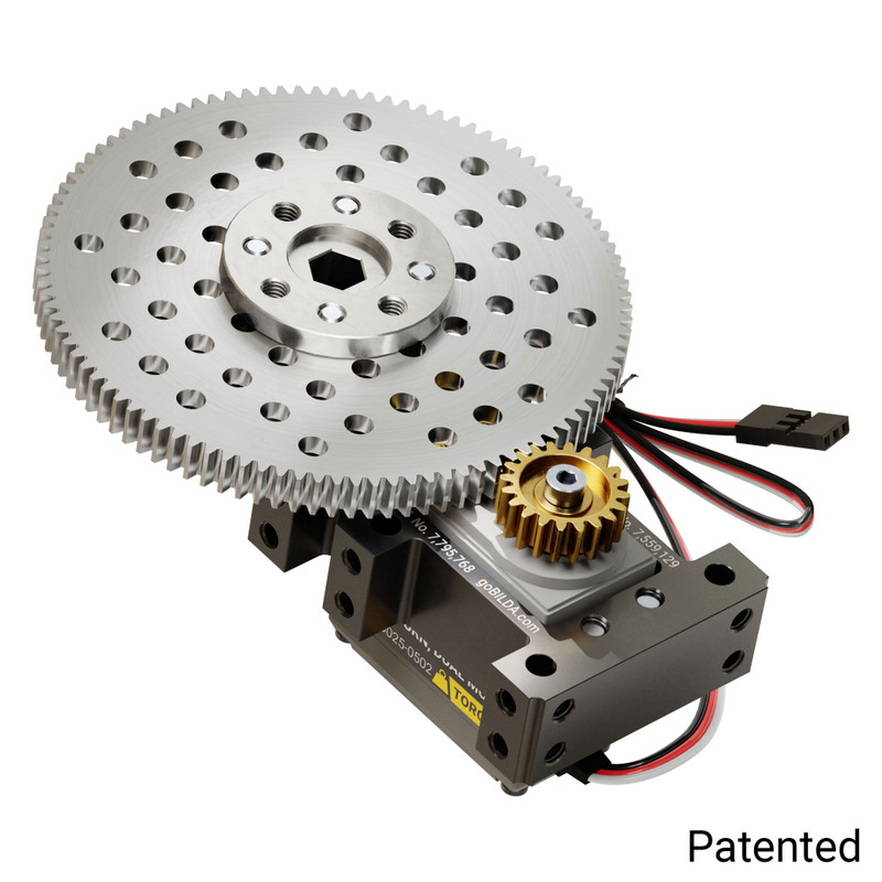 Stingray-5 Servo Gearbox (0.83 sec/60°, 12 RPM, 1750 oz-in